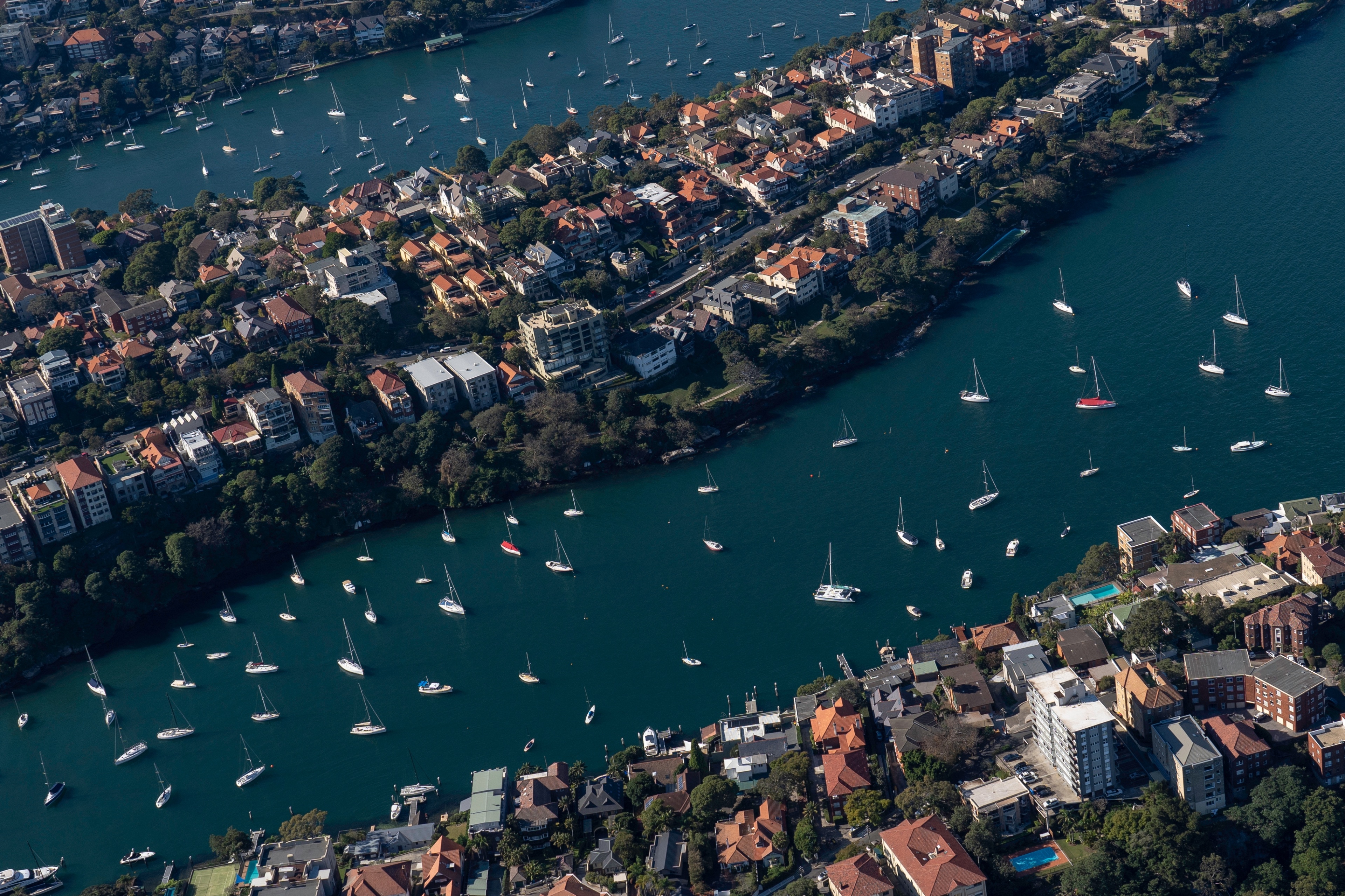Aerial View Of Northern Suburbs Of Sydney Surroun 2022 11 16 14 05 52 Utc