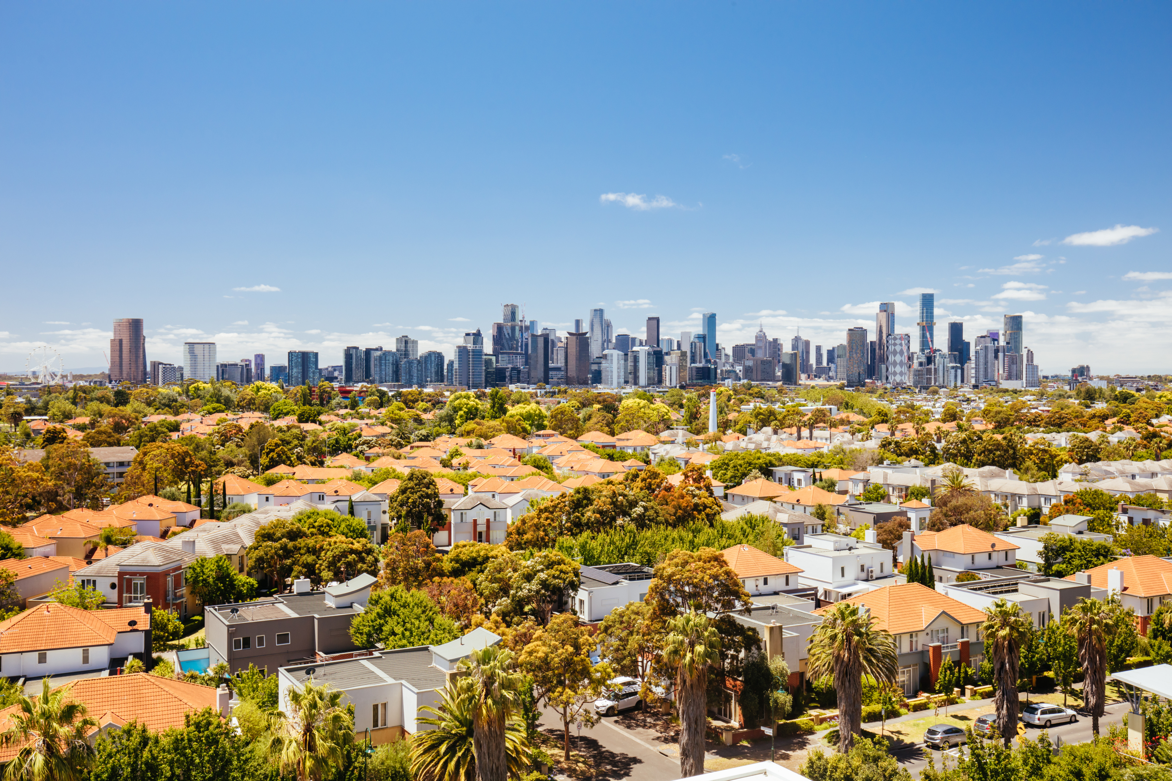 View Of Melbourne Victoria Australia